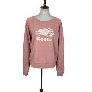 Roots Canada Women's Sweater Medium Pink